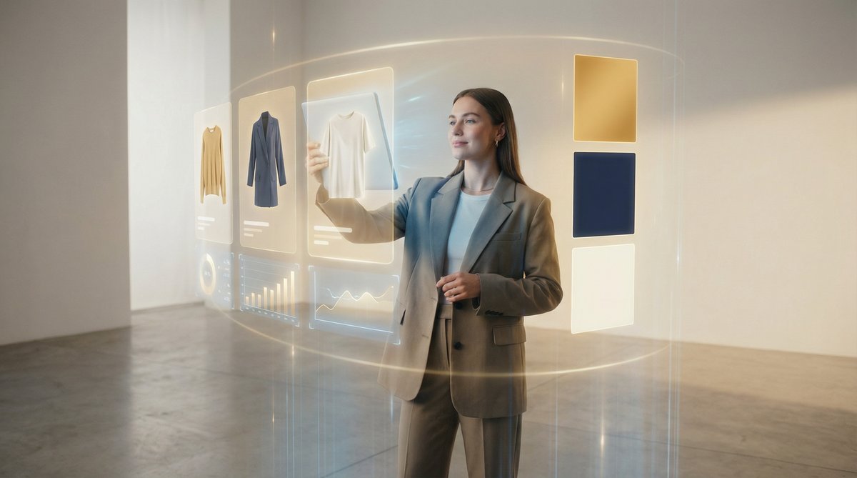 A sleek, modern editorial-style hero image representing LifeGeek AI, your personal AI fashion assistant and digital wardrobe manager.